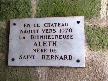 Plaque Aleth montbard