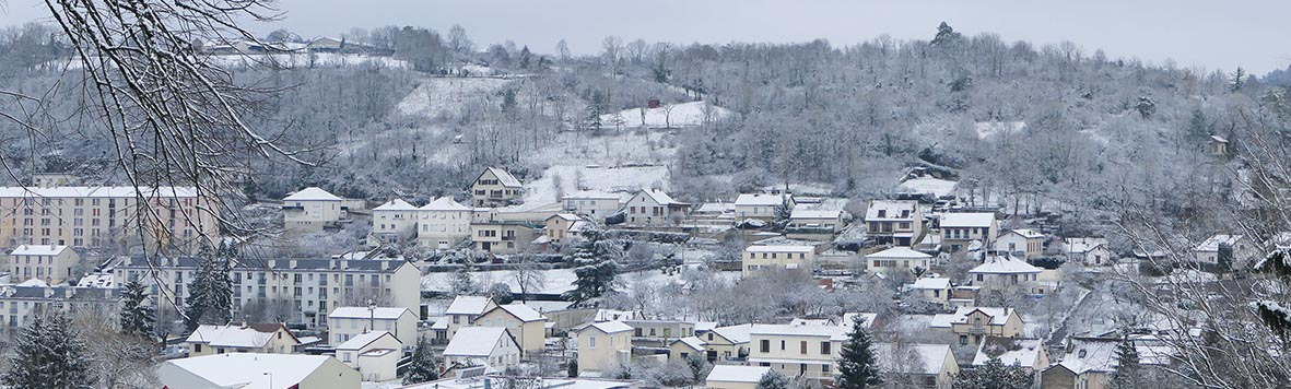 Montbard sous la neige Montbard sous la neige