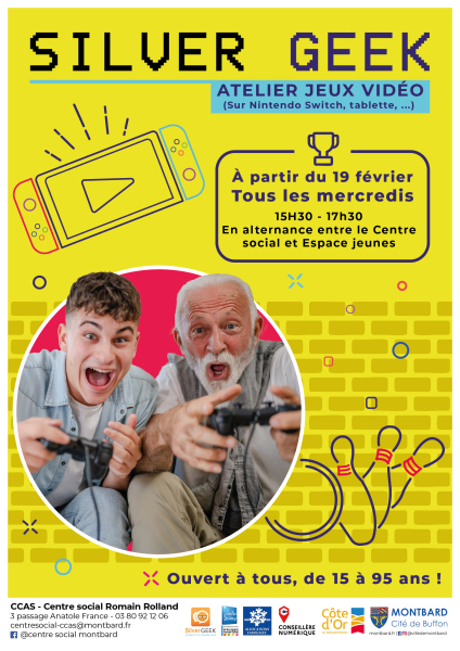 Atelier jeux vidéo à Montbard