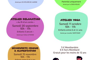 Ateliers parent enfant échappées bulles