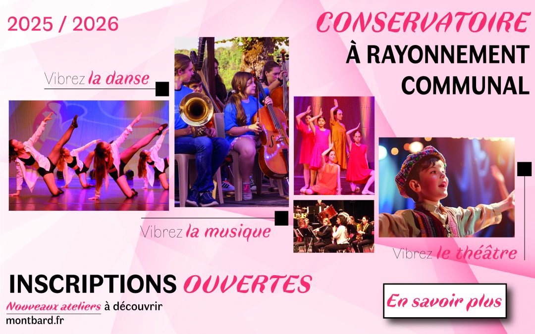 Conservatoire : inscriptions 2025/2026