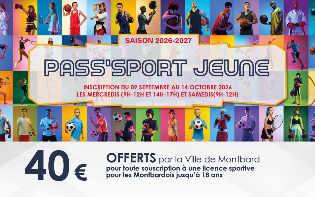 Pass’ Sport Jeune : une aide de 40€ pour favoriser la pratique sportive