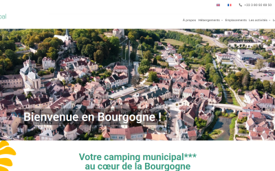 Le camping municipal dévoile son nouveau site internet