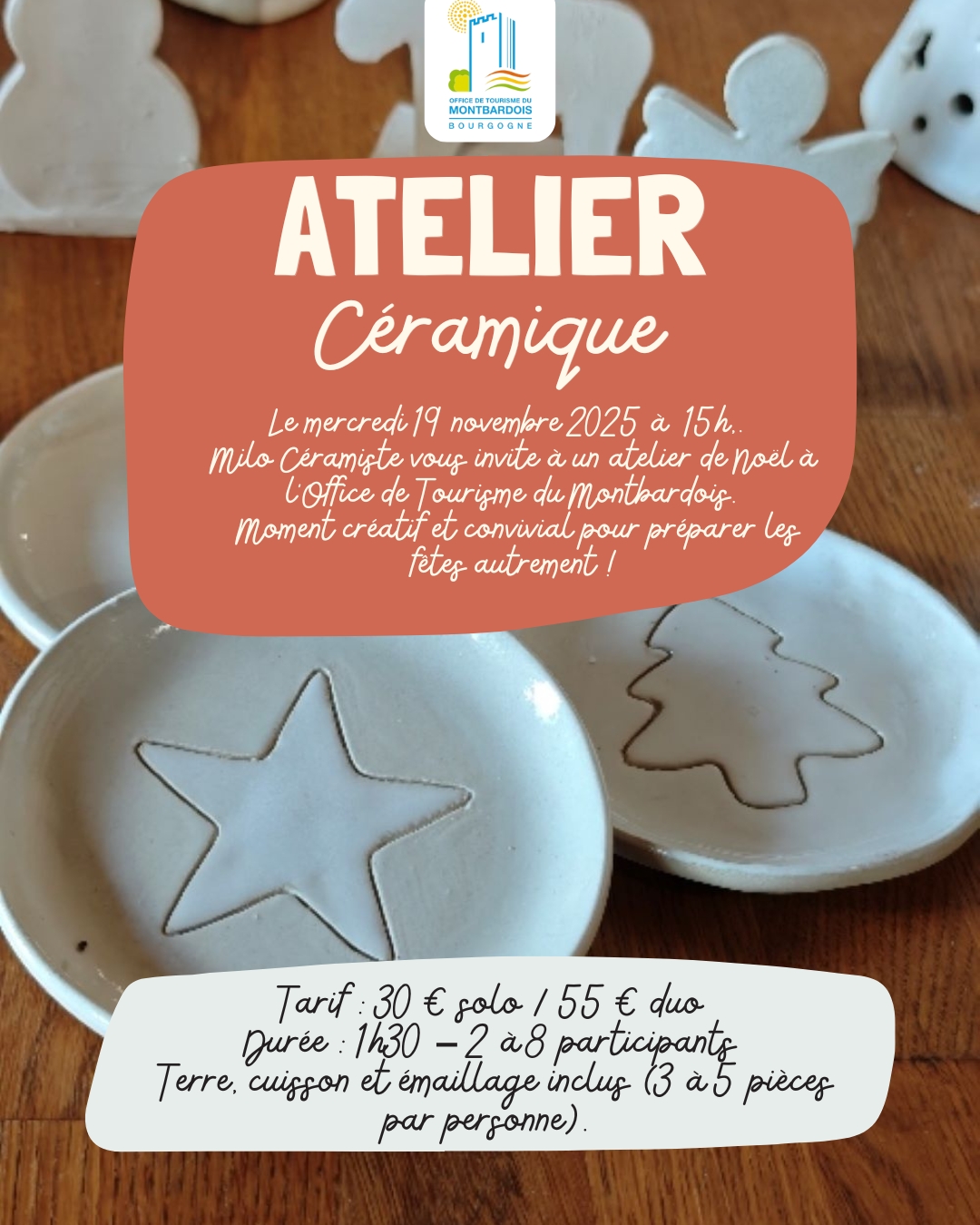 Atelier céramique de noël