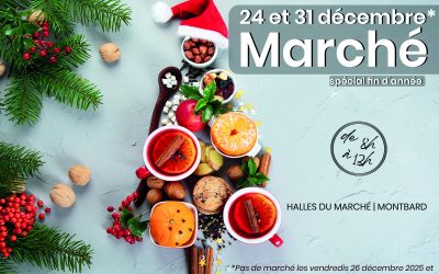 Marchés spécial fin d’année : changement de dates