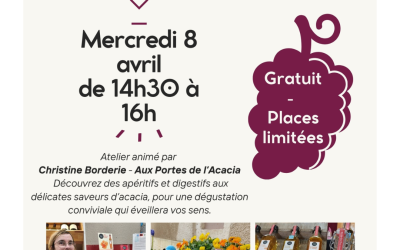 Atelier dégustation – Aux Portes de l&rsquo;Acacia
