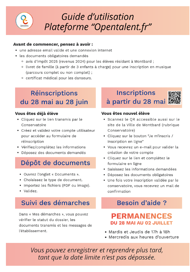 guide opentalent_2026-2027