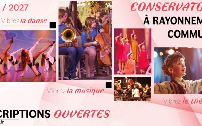 Conservatoire : inscriptions 2026/2027