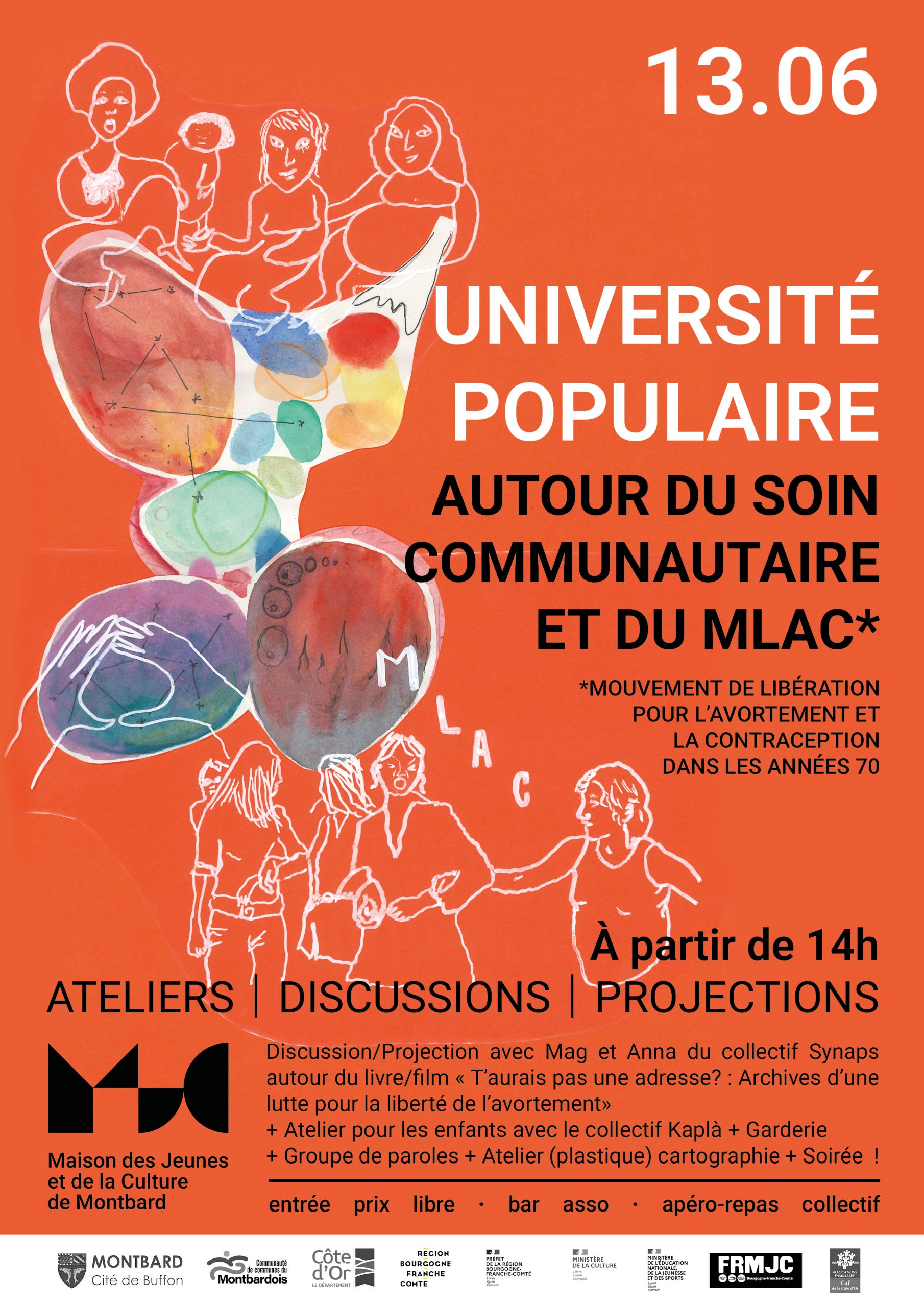 Université Populaire : Autour du soin communautaire et du MLAC