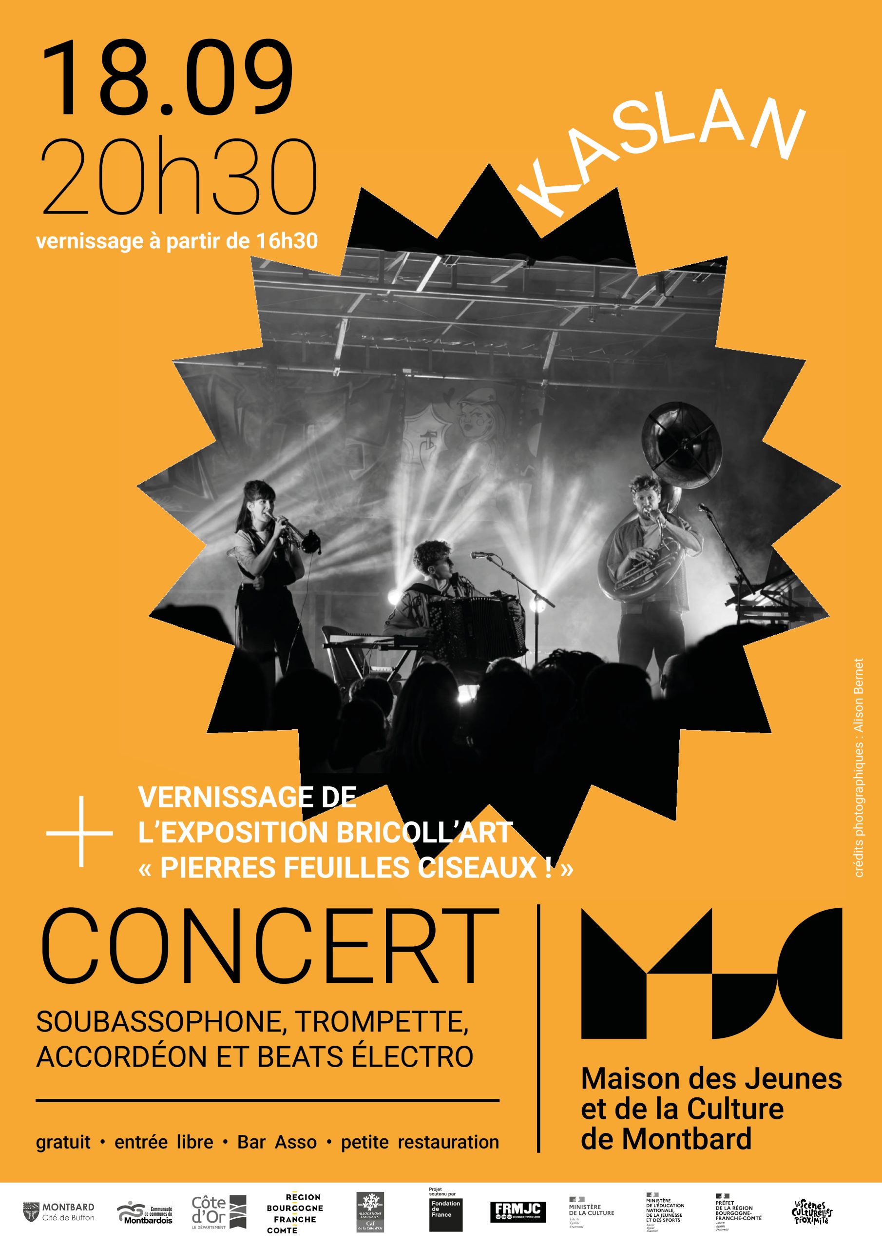 Concert de rentrée de la MJC & vernissage