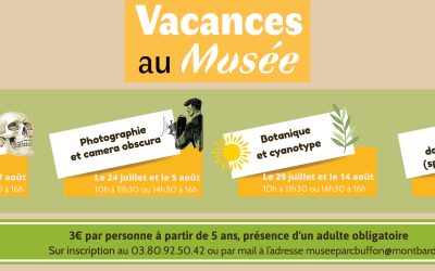 Vacances d’été au musée Buffon