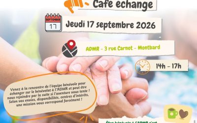 Café échange – bénévolat ADMR