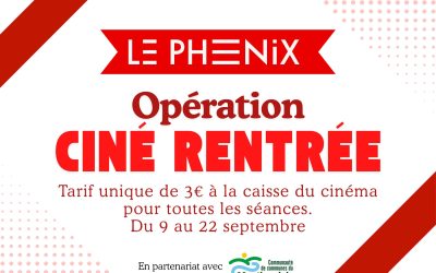 Opération Ciné Rentrée