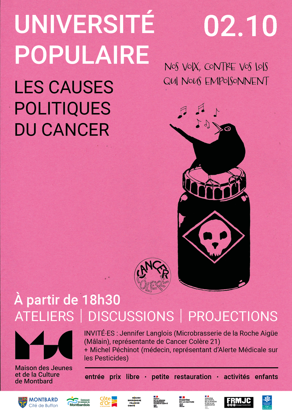Univarsité Populaire : Les Causes Politiques du Cancer