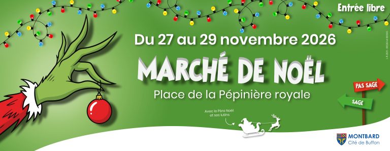 Le Marché de Noël de Montbard revient !